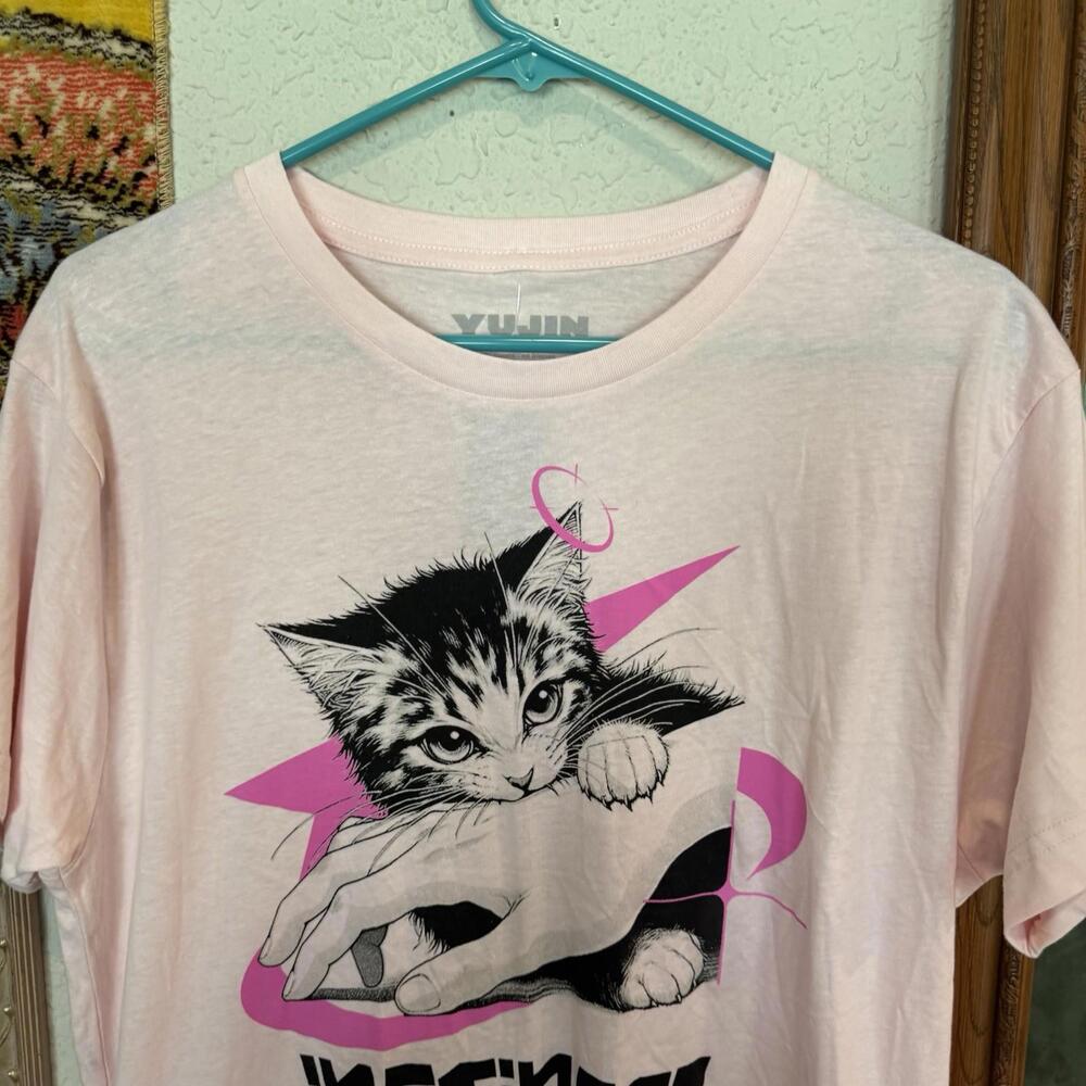 NWT‎ RARE Sold Out Yujin Instincts Cat Anime Shirt Size Medium - Picture 3 of 7